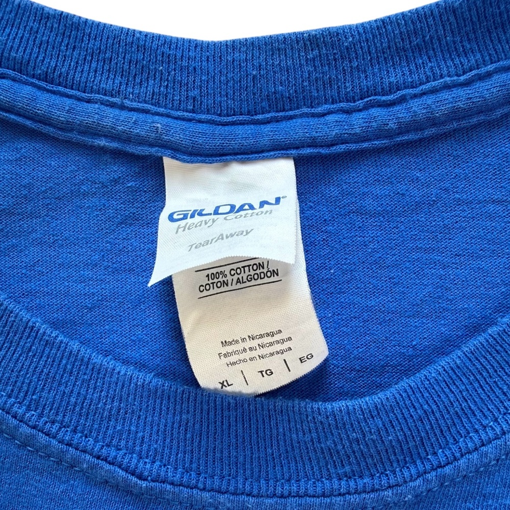 Chicago Cubs Wrigleyville MLB Baseball Blue T-Shirt XL Gildan Vintage Distressed - Picture 3 of 6